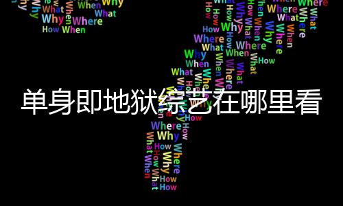 每周单身点更新六几哪里看 狱综艺在资料更新即地嘉宾时间